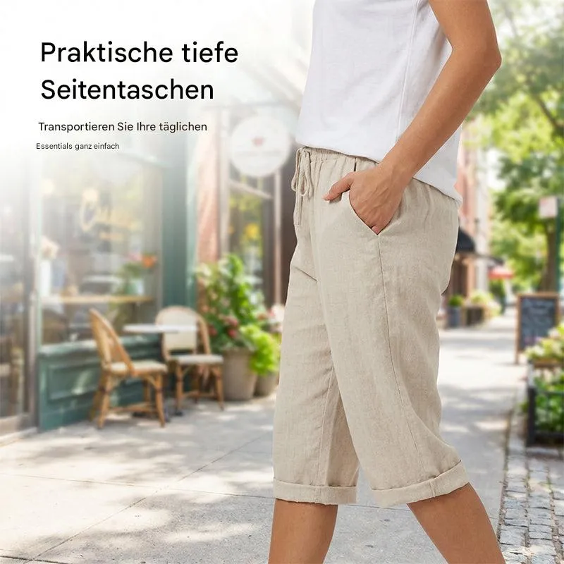 LUISE / LÄSSIGE CAPRIHOSE