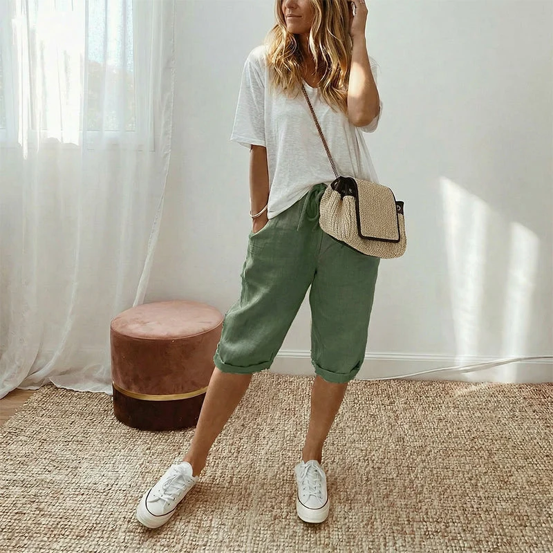 LUISE / LÄSSIGE CAPRIHOSE