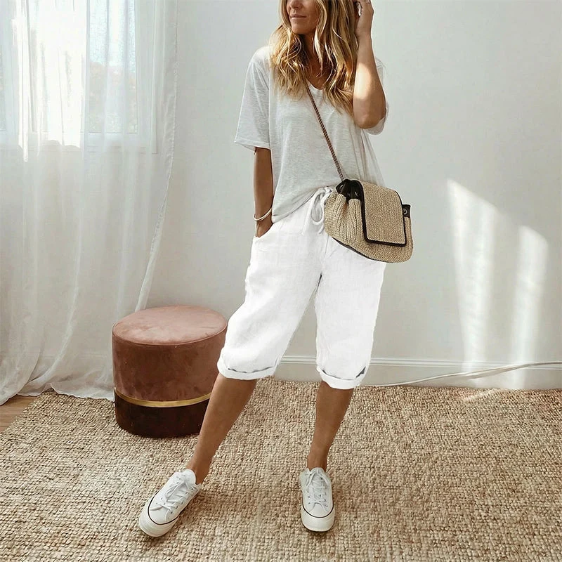 LUISE / LÄSSIGE CAPRIHOSE