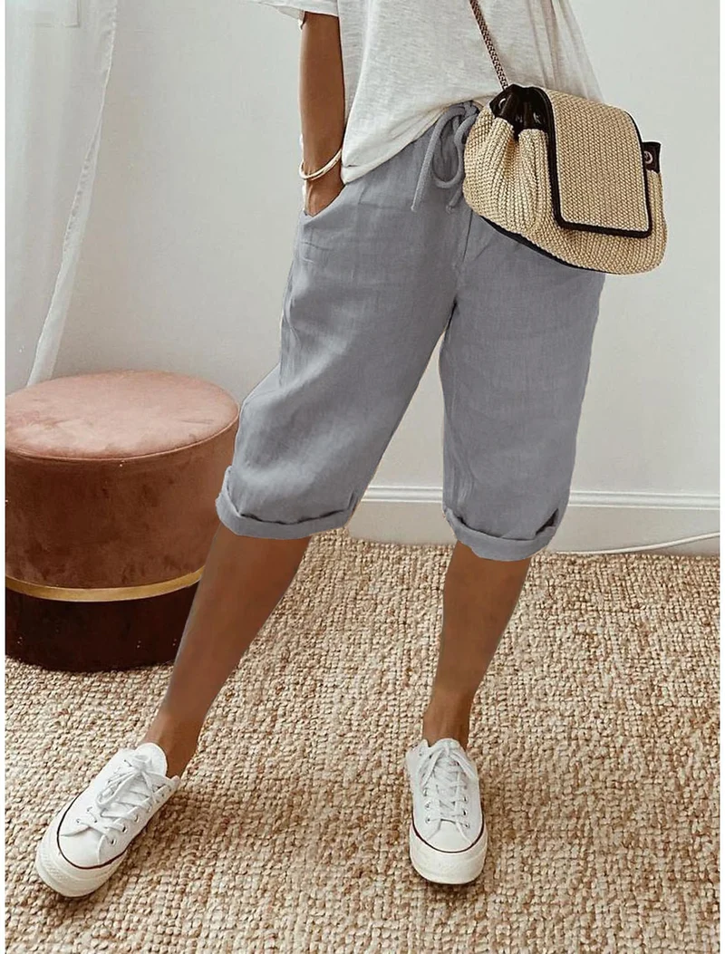 LUISE / LÄSSIGE CAPRIHOSE