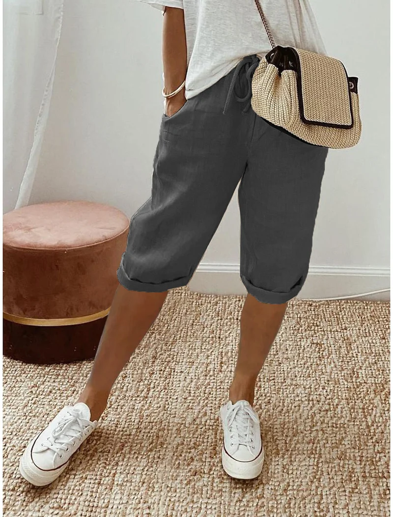 LUISE / LÄSSIGE CAPRIHOSE