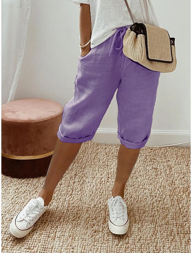 LUISE / LÄSSIGE CAPRIHOSE