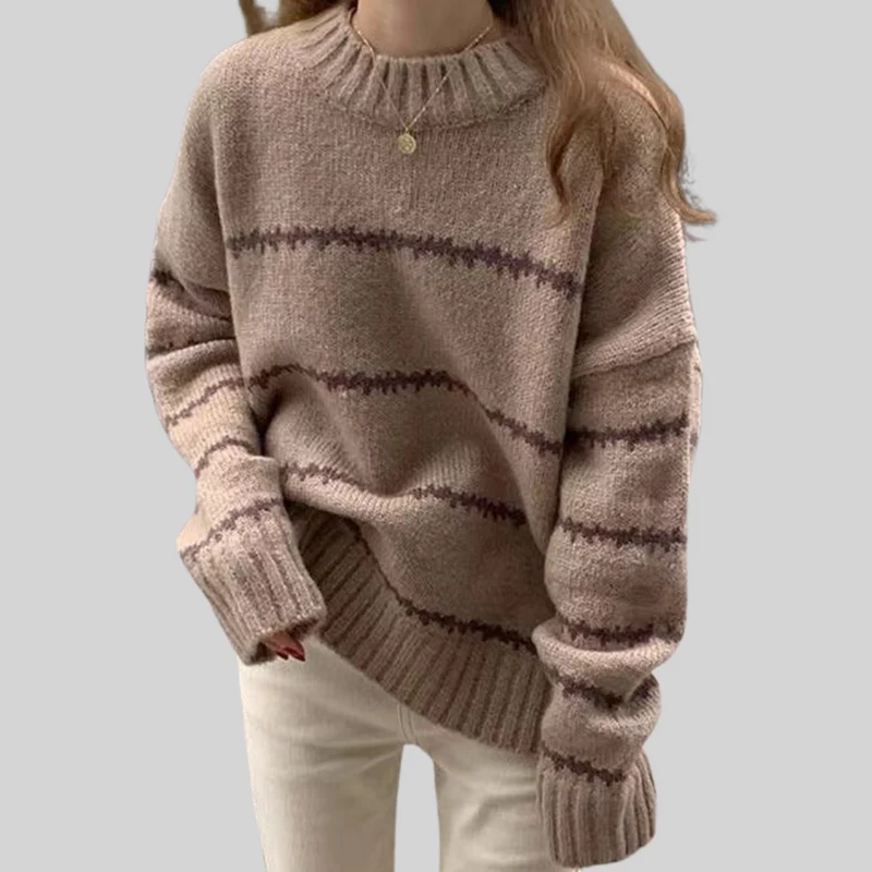 Lena | This Damen-Strickpullover modern und cozy