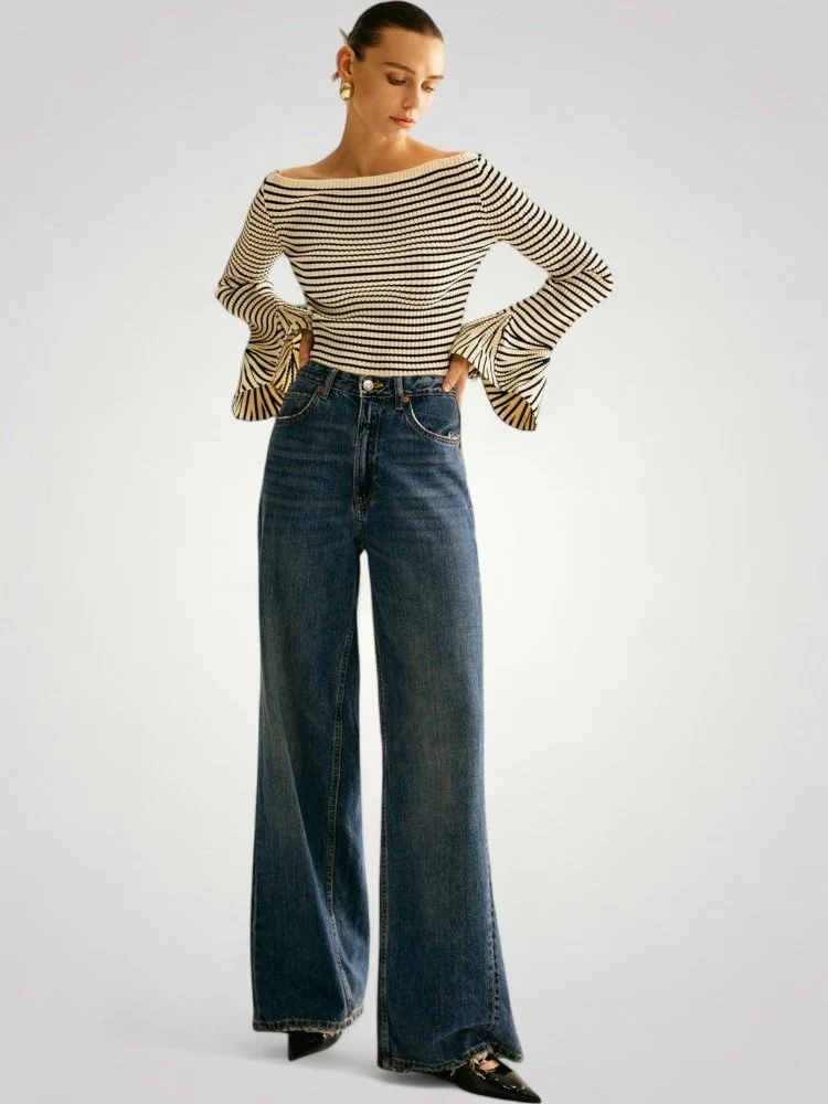 Paula | This Schulterpullover Damen elegant und modern