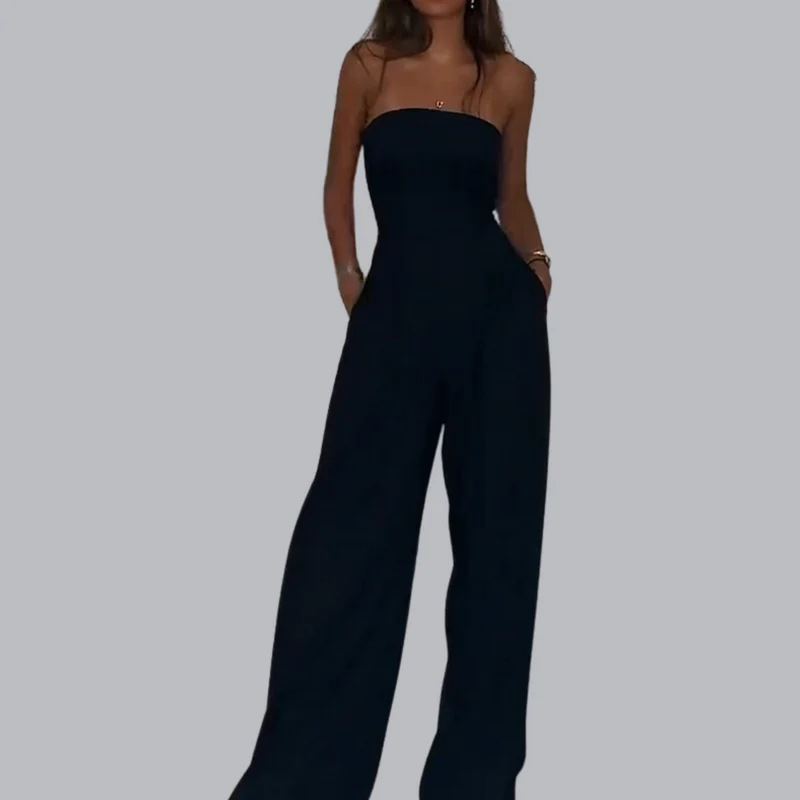 Marie | Luftiger Damen Jumpsuit modern und stilvoll geschnitten