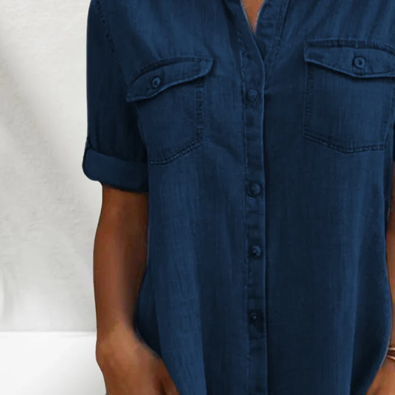 Lea | Feminines Damen Denim-Kleid modern und stilvoll