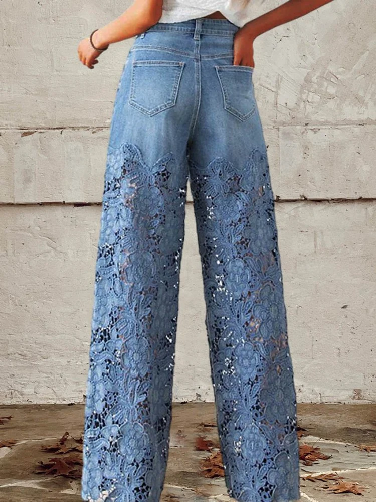 Laura | Damen-Jeans modern & stylisch Patchwork
