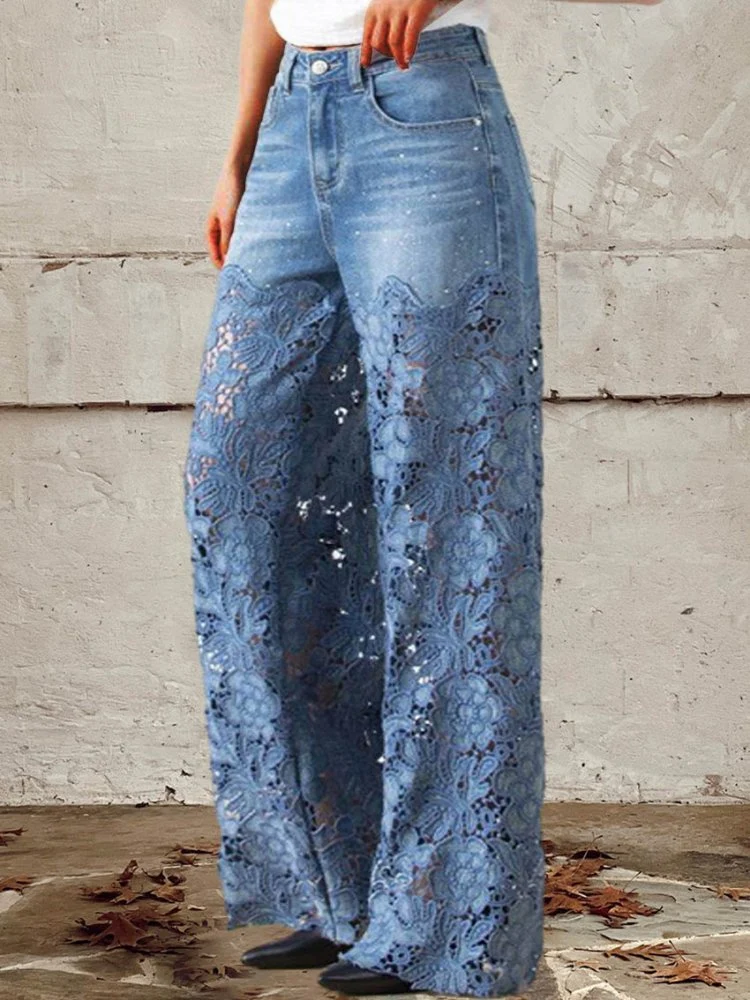 Laura | Damen-Jeans modern & stylisch Patchwork