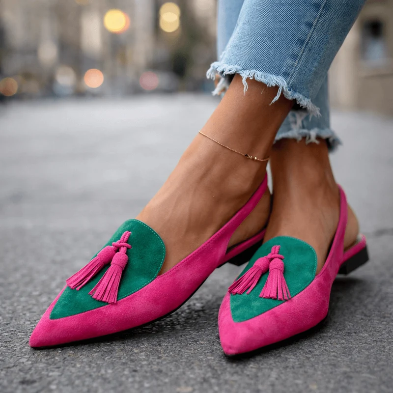 LORINA TASSEL SLINGBACKS