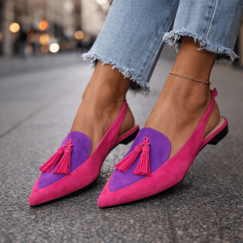 LORINA TASSEL SLINGBACKS