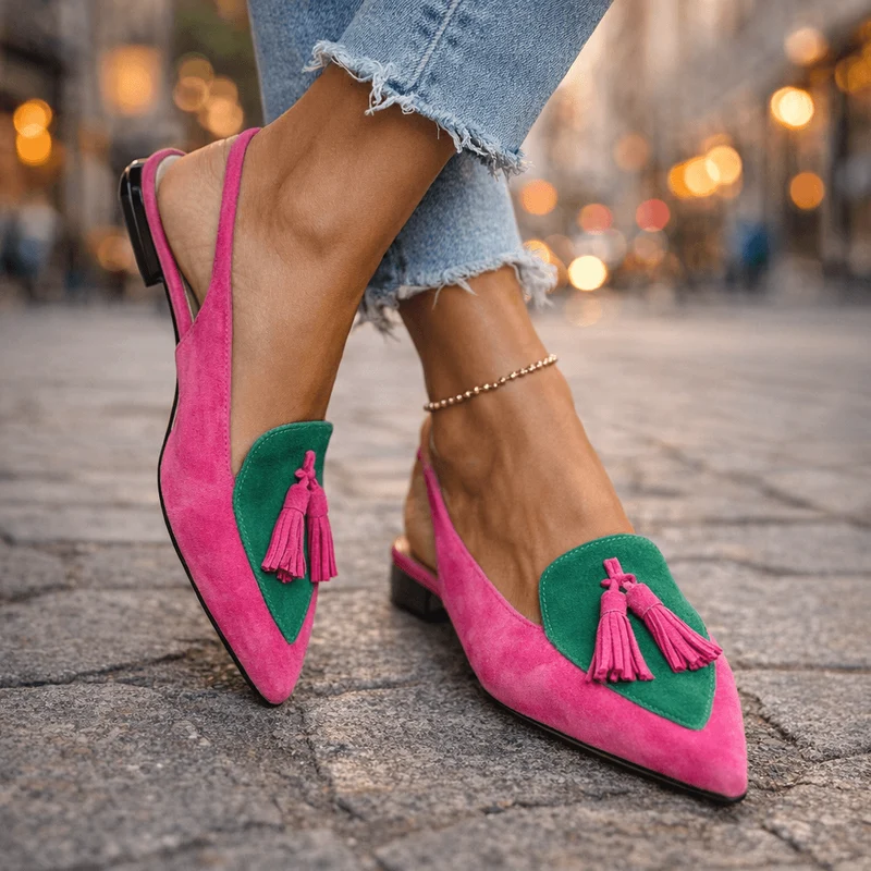 LORINA TASSEL SLINGBACKS