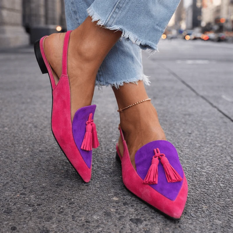LORINA TASSEL SLINGBACKS
