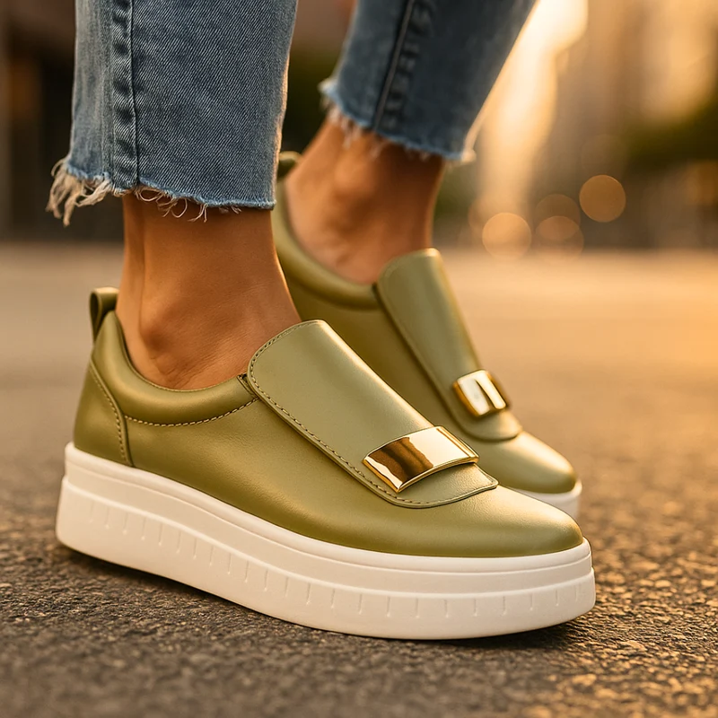 Sofia | Stilvolle Plateau-Loafer modern