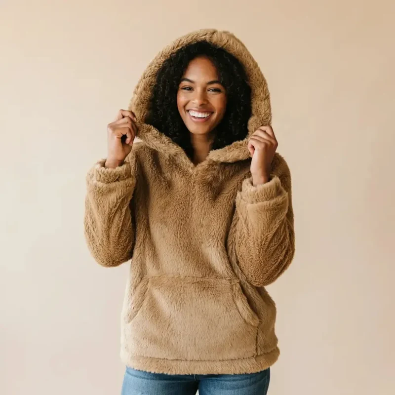 Hanna | Damen Hoodie weich & stylisch modern getragen