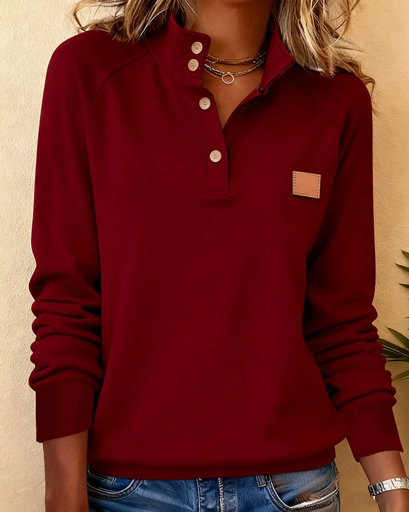 Laura | Modischer Damen Pullover elegant & Polokragen