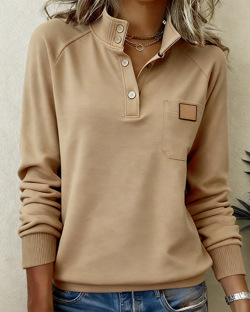 Laura | Modischer Damen Pullover elegant & Polokragen