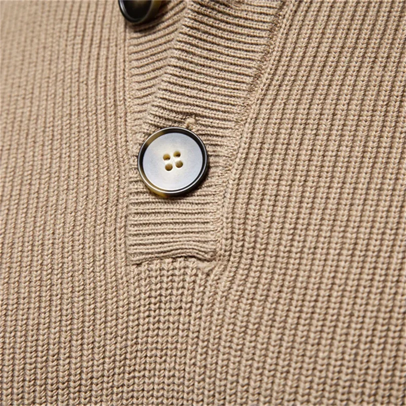 RICCARDO | HERRENPULLOVER MIT KNÖPFEN