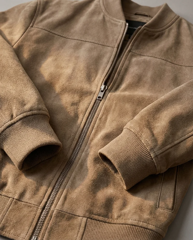 Adrian – Premium-Bomberjacke aus Wildleder