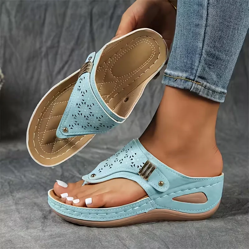 CALIRA™ | BEQUEME KEILSANDALEN