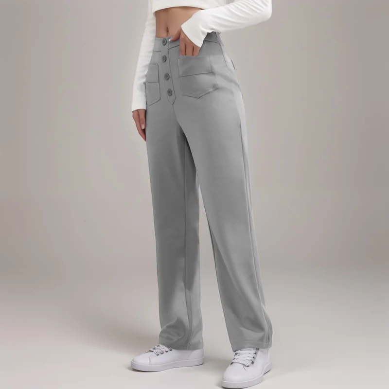 Nina | Elastische Hose mit hoher Taille