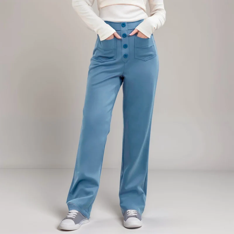 Nina | Elastische Hose mit hoher Taille