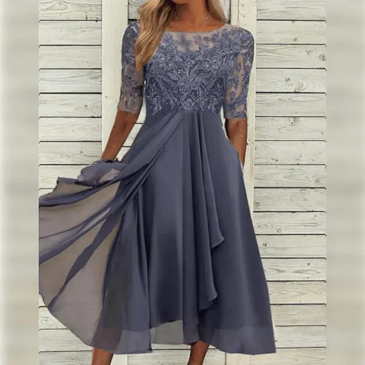 Marie | Stilvolles Damen Sommerkleid luftig und elegant