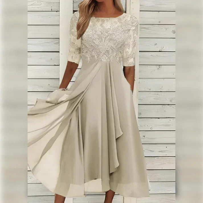 Marie | Stilvolles Damen Sommerkleid luftig und elegant