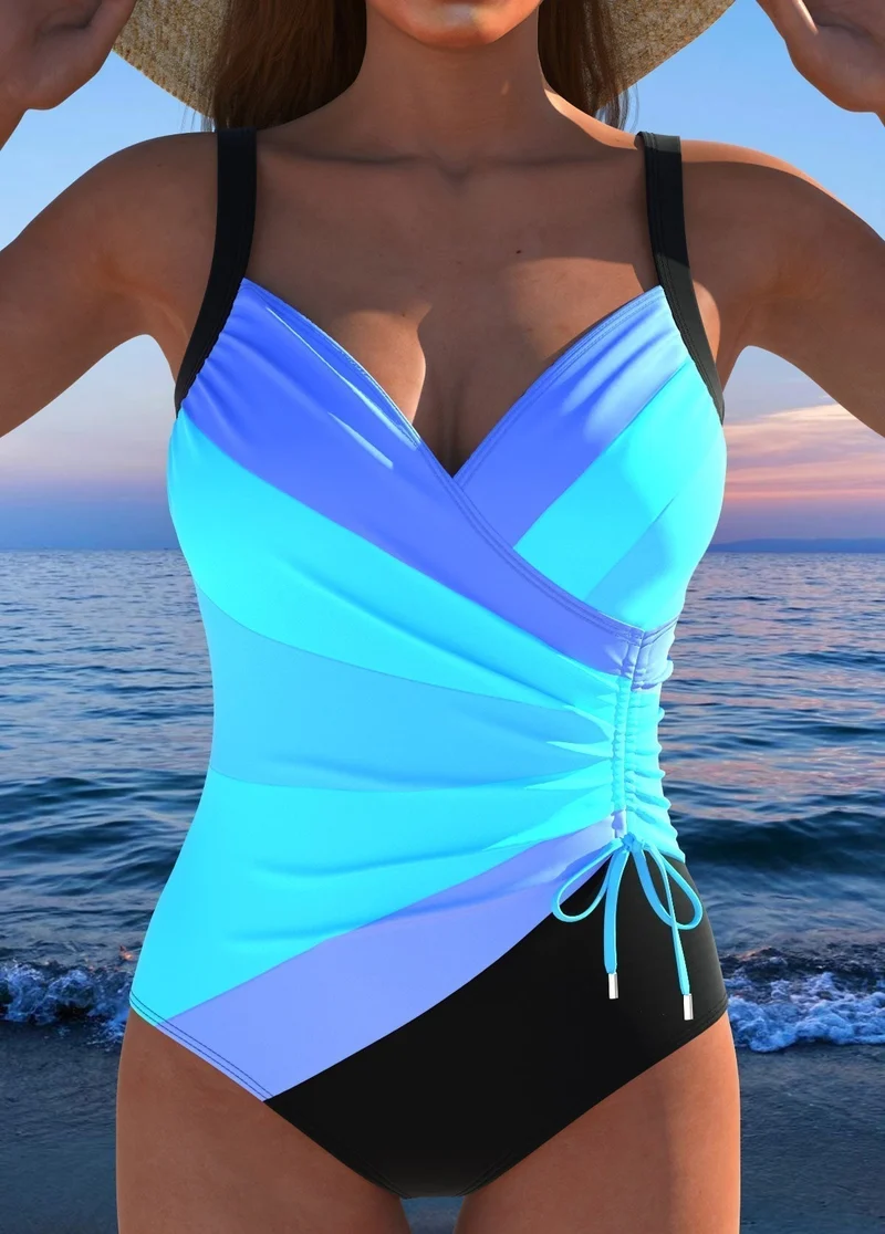 Éloria | Eleganter Badeanzug mit buntem Druck