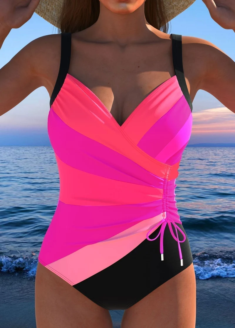 Éloria | Eleganter Badeanzug mit buntem Druck