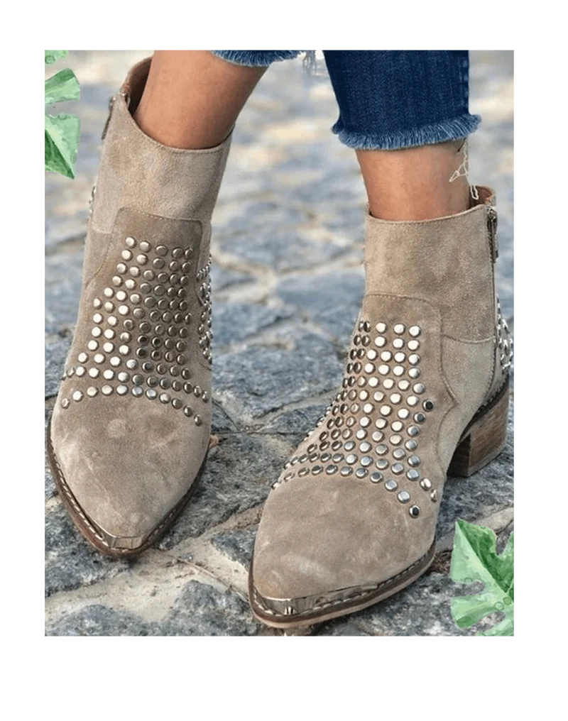 Emma | Damen Stiefeletten modern elegant kombiniert