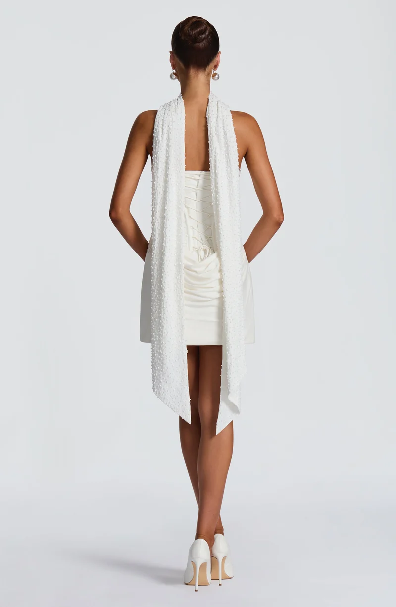 Tindra Minikleid – Elfenbein
