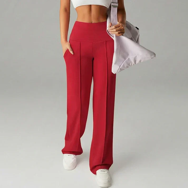 Alba | Hosen mit geradem Schnitt und weitem Bein