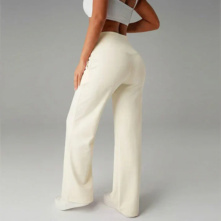 Alba | Hosen mit geradem Schnitt und weitem Bein