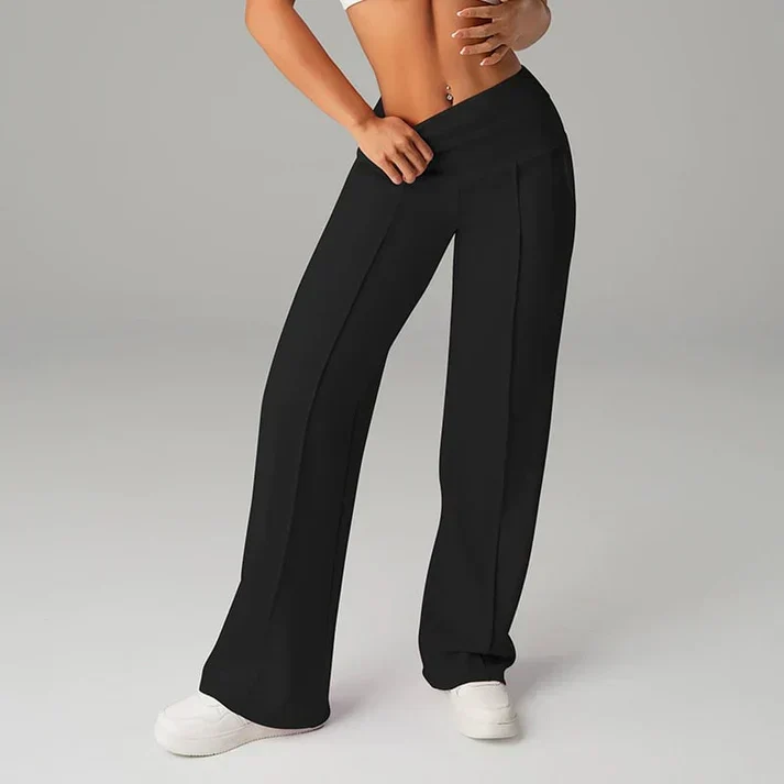Alba | Hosen mit geradem Schnitt und weitem Bein