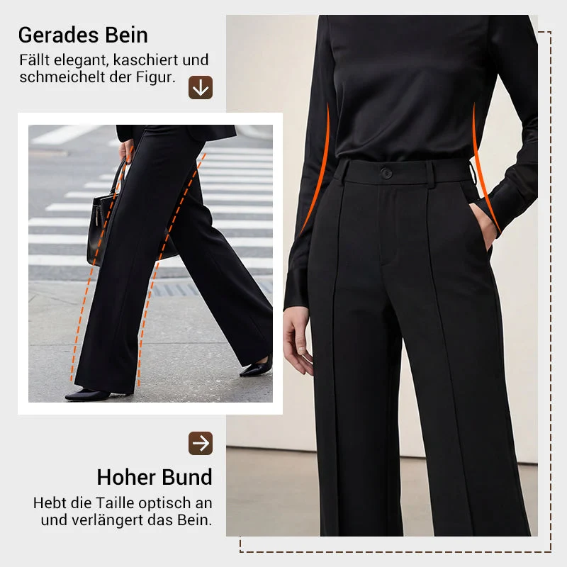 VERAS / DAMEN-ANZUGHOSE MIT HOHER TAILLE