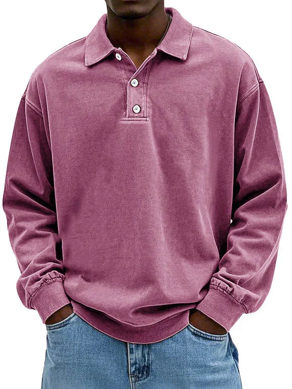 Lennart™ | Lässiges langärmeliges Herren-Polo