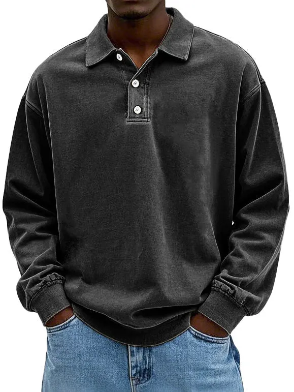 Lennart™ | Lässiges langärmeliges Herren-Polo