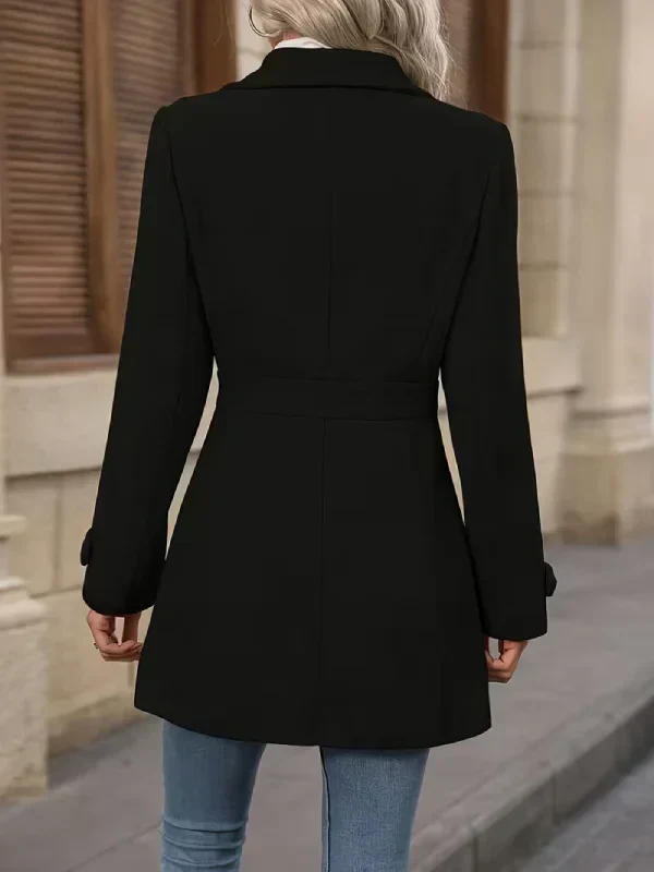 Laura | Eleganter Tweed-Wintermantel Damen chic