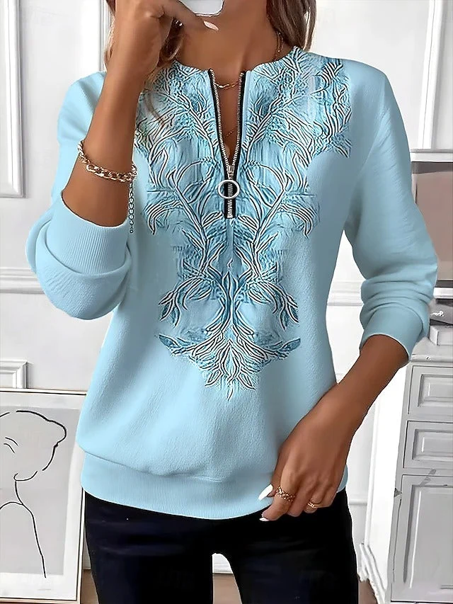 Clara | Cozy Damen-Halbzip-Jumper stylisch & bequem