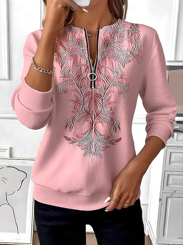 Clara | Cozy Damen-Halbzip-Jumper stylisch & bequem