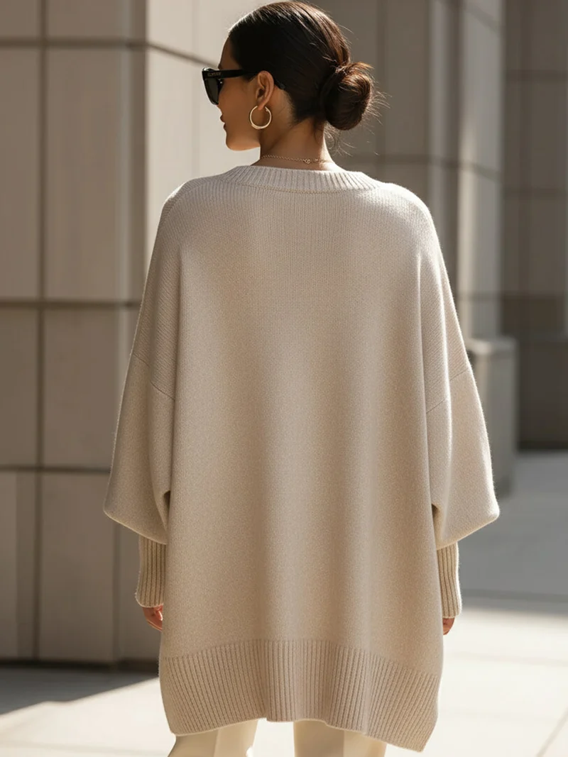 MELODY / LUXURIOSER OVERSIZED-PONCHO