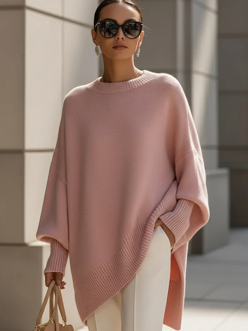 MELODY / LUXURIOSER OVERSIZED-PONCHO