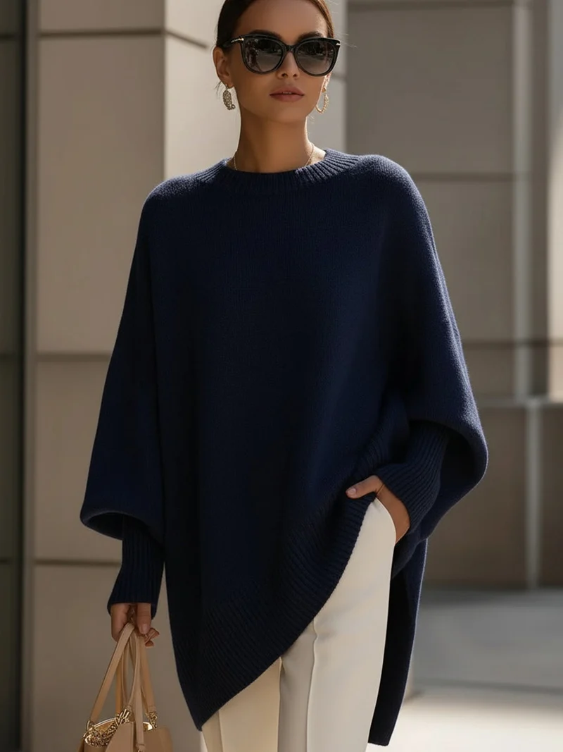 MELODY / LUXURIOSER OVERSIZED-PONCHO
