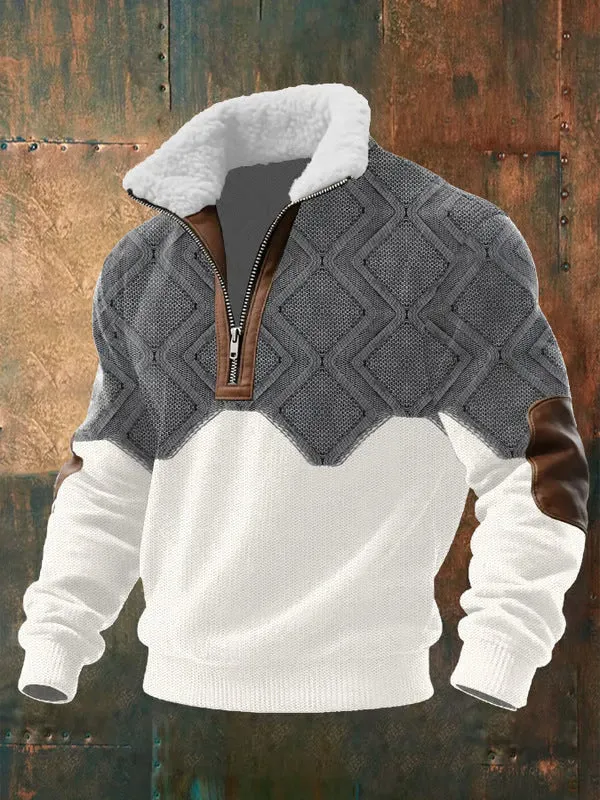 MILIANIA | FLEECE-PULLOVER MIT HOCHSCHLOSS