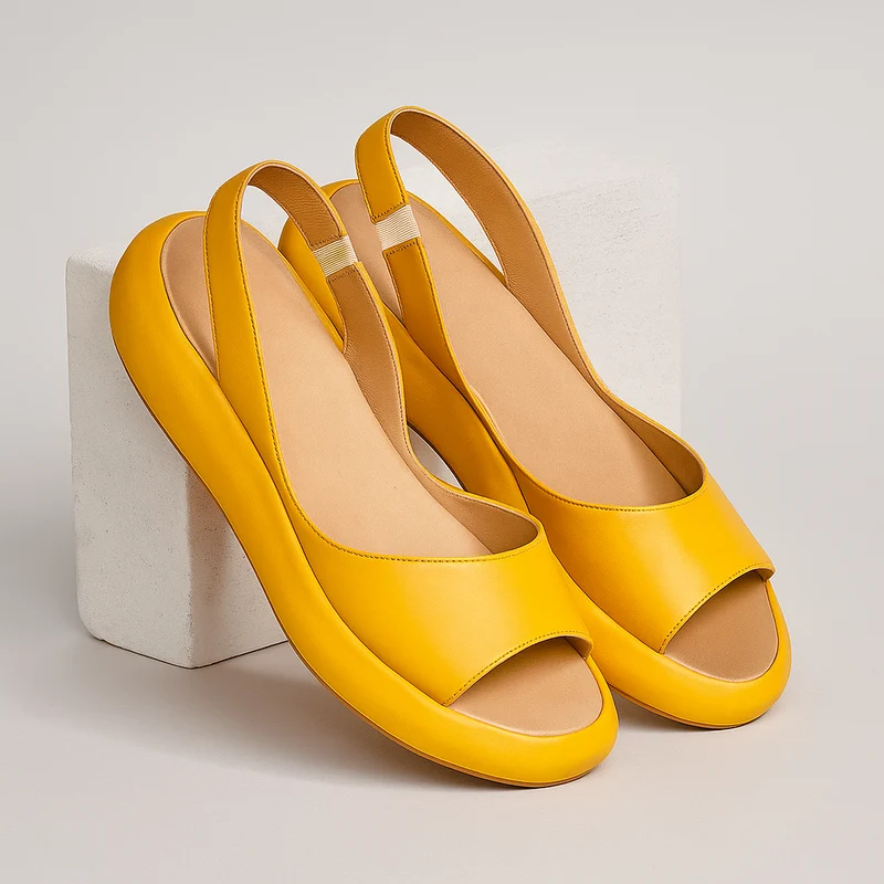 Orisyn - Minimalistische Sandalen mit offener Zehenpartie