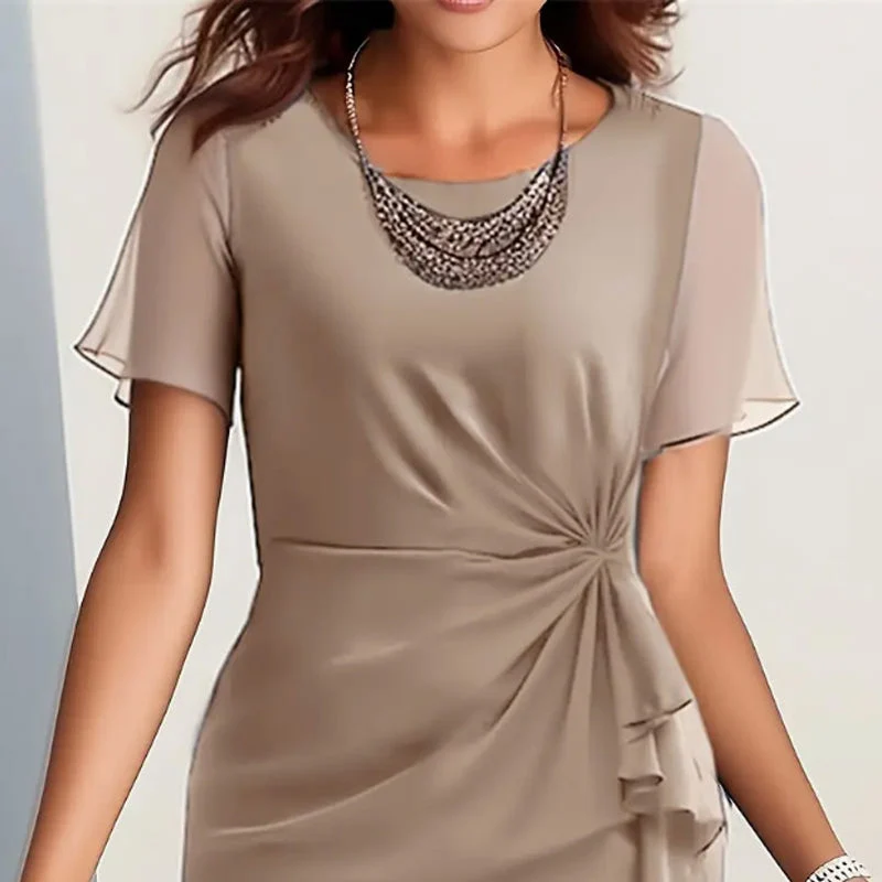 Arletta - Softtouch-Kleid mit geraffter Taille