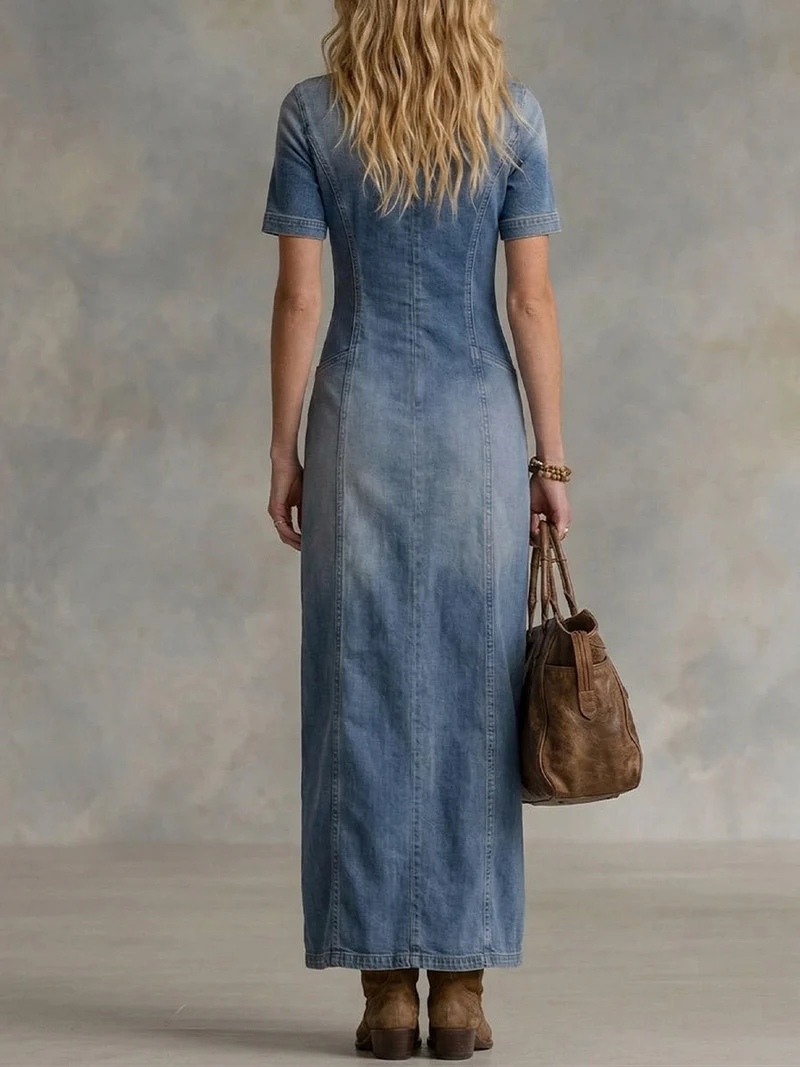 DENISE / DENIM KLEID