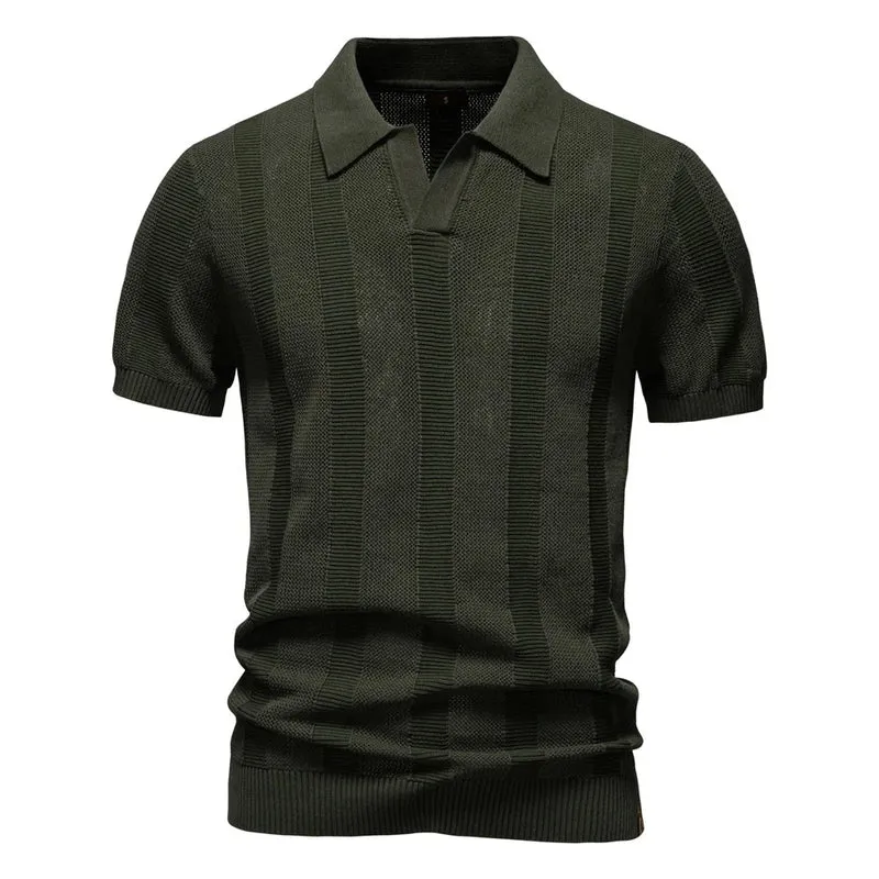 FELIX™ | STILVOLLES GESTREIFTES POLOHEMD