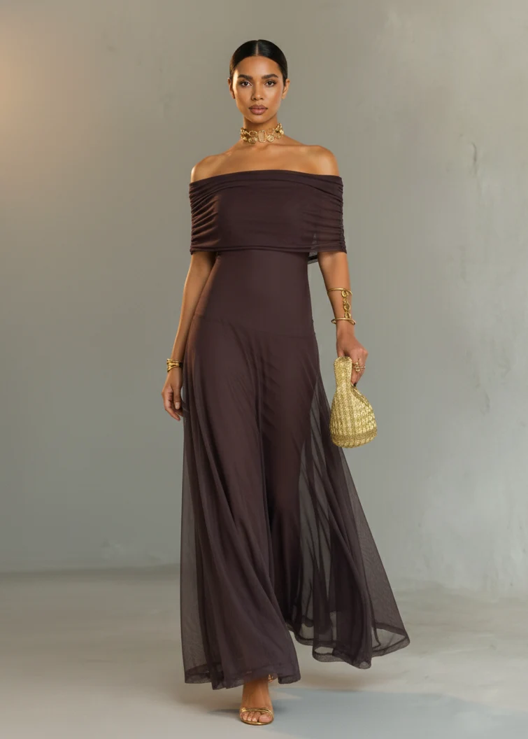 GIORGINA / LANGES DESIGNERKLEID