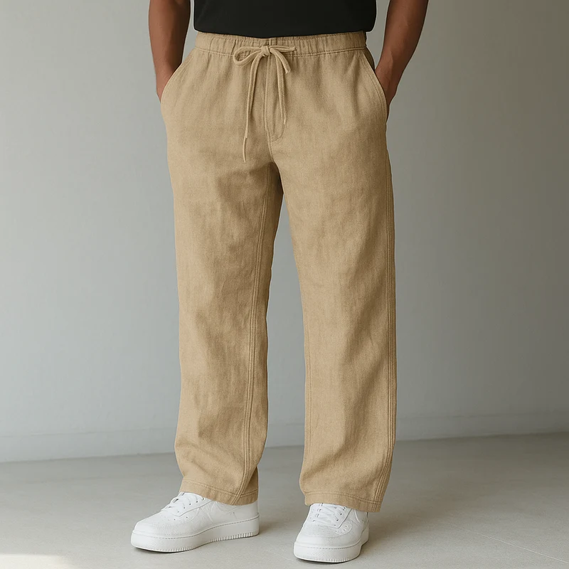 Alveno™ – Leichte Leinenhose mit verstellbarem Bund